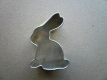 Schildi Formen Hase sitzend 4 cm WB